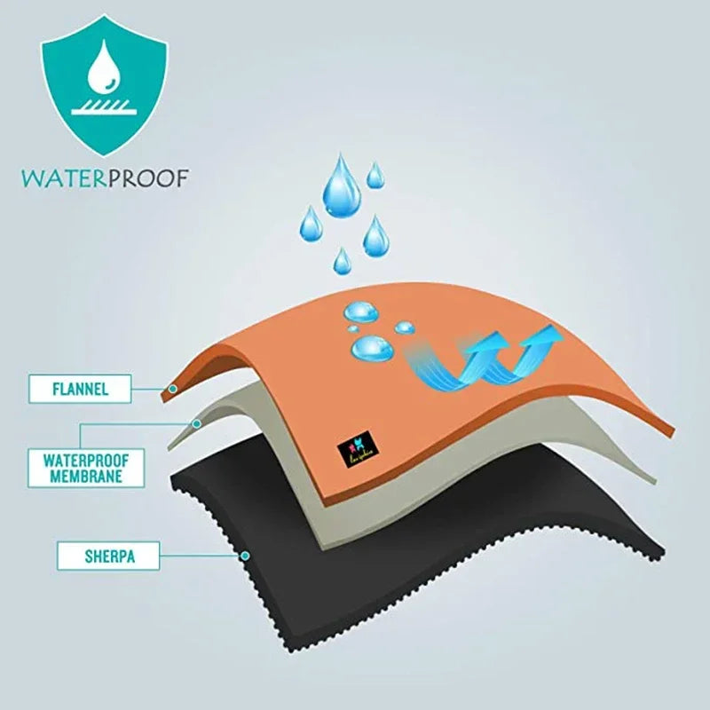 Luxury Shaggy Blanket Home Warm Comfortable Romantic Couple Waterproof Blanket-Thickened Large Blanket Microfiber-Blanket