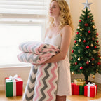 Cozy Plush Throw Blanket - Comfortable Imitation Rabbit Hair Reversible Blanket Thermal Fleece Blanket Nap Blanket